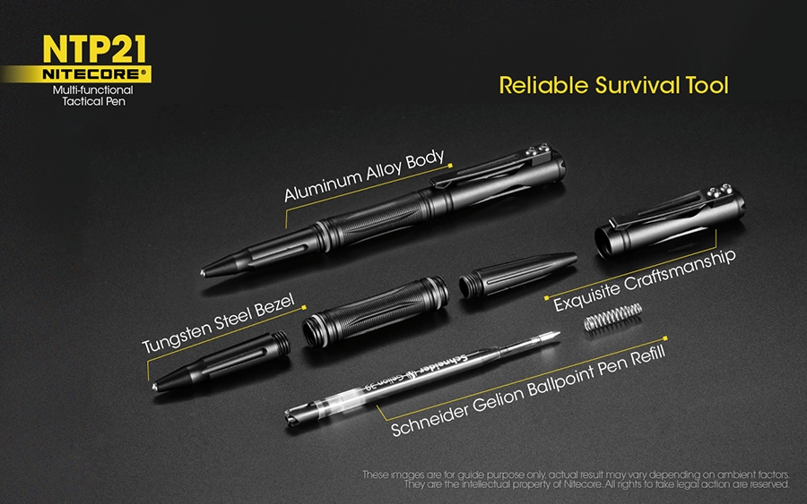 Tactical Pen NITECORE NTP21 Multifanctional 3